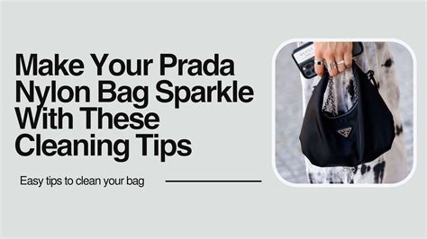 prada nylon cleaner|How To Clean A Prada Nylon Bag .